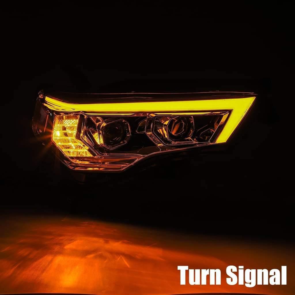AlphaRex PRO-Series Projector Headlights Alpha-Black 2014+ Toyota 4Runner - Yota Nation