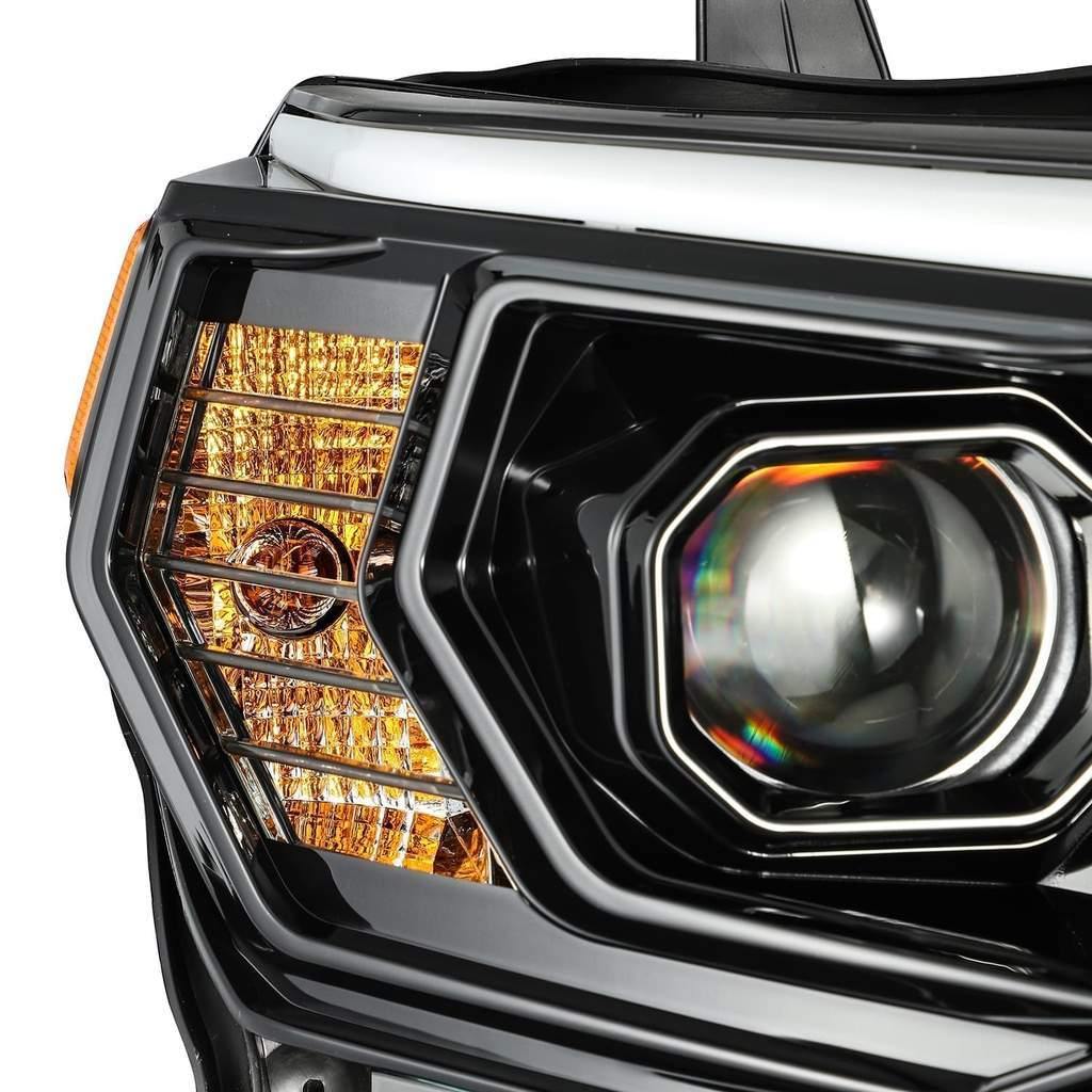 AlphaRex LUXX-Series LED Projector Headlights Alpha-Black 2014+ Toyota 4Runner - Yota Nation